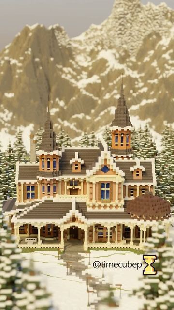 80s Minecraft Builds, Minecraft Victorian Townhouse, Victorian Minecraft Builds, Victorian Minecraft Houses Tutorial, Mincraft Idea Houses Victorian, Minecraft Victorian Builds, Minecraft House Medieval, Victorian Minecraft Houses, Minecraft Vault