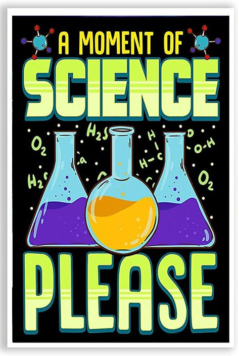 Biology Classroom Decorations High School, Science Poster Ideas High Schools, Classroom Themes Science, Science Club Poster, Chemistry Chart Ideas Class 12, Theme For Classroom Decorating, High School Science Classroom Decor, Middle School Science Classroom Decorating Ideas, Science Quotes For Classroom