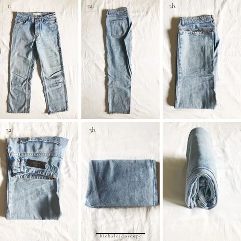 Pants Organization Ideas Drawer, How To Roll Up Pants, Pants Drawer, Candy Drawer, Organization Techniques, Folding Pants, Folded Jeans, Fold Pants, Long Flowy Pants