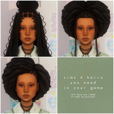 Afro Hair Sims 4 Cc, Sims 4 Afro Hair, Sims 4 Curly Hair, Sims 4 Content, Sims 4 Hair Male, Cc Mods, Sims 4 Game Mods, Tumblr Sims 4, Sims 4 Gameplay