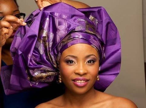 Learn how to tie a perfect bridal Gele head-tie yourself and stop paying or begging someone to do it for you. Watch and follow along this step by step video tutorial that teaches how to tie a Gele ... Head Rap, Queen Status, African Crown, Nigerian Gele, African Head Dress, African Hair Wrap, African Bride, Head Wrap Styles, Ghanaian Fashion