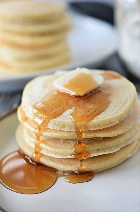 No Baking Powder Pancakes, Pancake Recipe Without Baking Powder, Pancake Recipe No Baking Powder, Pancakes Recipe Without Baking Powder, Lactose Free Dairy Products, Easy Flapjacks, Pancake Batter Recipe, Flapjacks Recipe, Cracker Barrel Pancakes