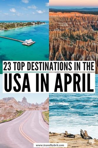 April Travel Destinations, Usa Vacation Destinations, April Travel, April Vacation, Spring Travel Destinations, Best Weekend Trips, April April, Best Places To Vacation, Spring Travel