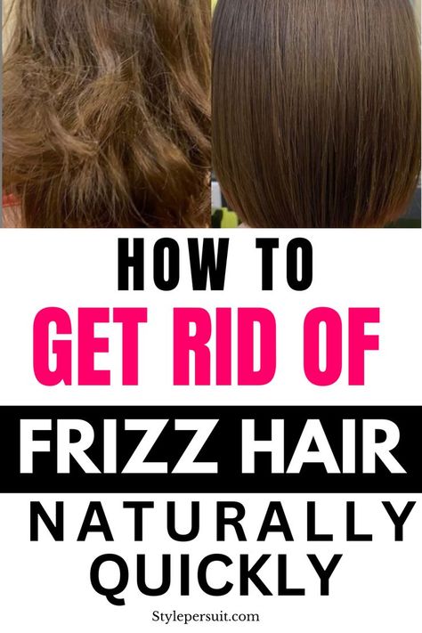 Frizzy hair can be a real struggle, especially when you're aiming for smooth and manageable locks. While there are numerous commercial products available to combat frizz, sometimes the best solutions can be found right in your kitchen. Click to discover the seven effective home remedies for frizzy hair: Remedies For Frizzy Hair, Rid Of Frizzy Hair, Frizzy Hair Solution, Tame Frizzy Hair, Frizzy Hair Remedies, Frizzy Hair Tips, Haircuts For Frizzy Hair, Easy Care Hairstyles, Frizzy Curly Hair