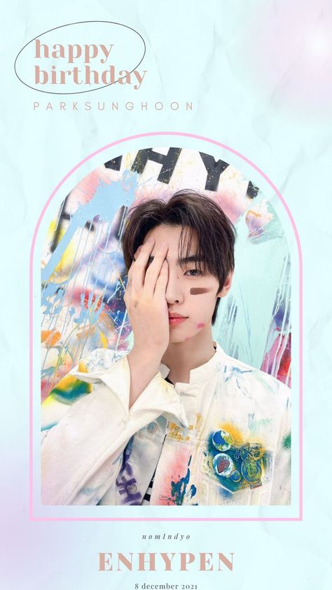 Sunghoon Birthday Edit, Sunghoon Birthday, Enhypen Birthday, Idol Birthday, Park Sunghoon Enhypen, Birthday Edit, Sunghoon Enhypen, Park Sunghoon, Kpop Posters