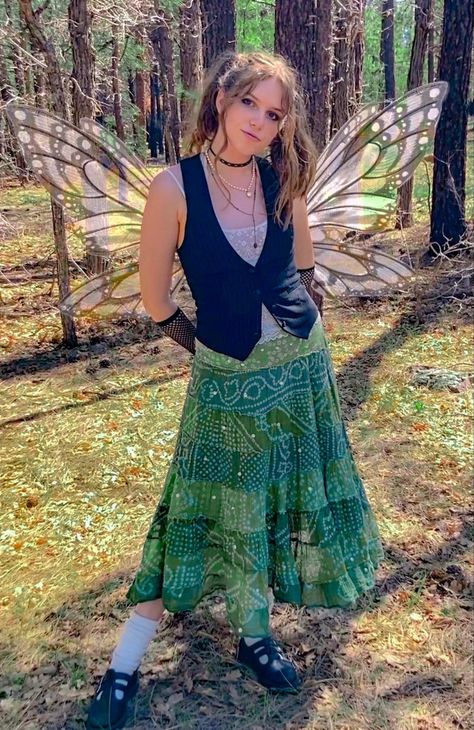 Groovy Fits, Pixie Aesthetic, Pixie Outfit, Cottagecore Vibes, Fairy Style, Fairy Fashion, Swaggy Outfits, Outfits Ideas, Witch