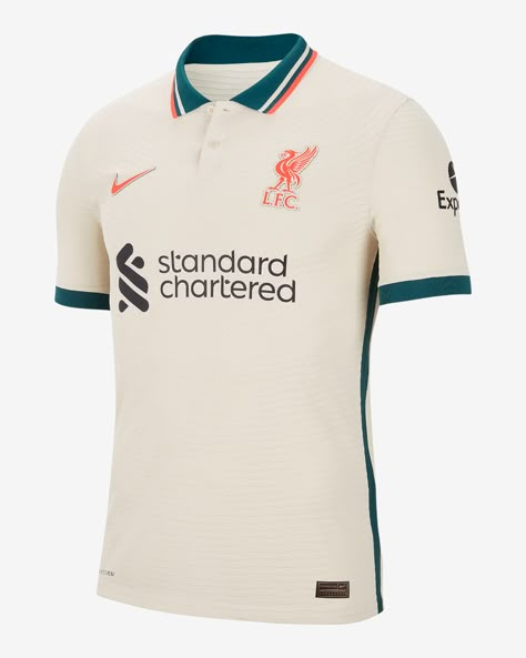 Liverpool Kit, Camisa Liverpool, Sports Jersey Design, Polo Design, Nike Jersey, Training Clothes, Nike Football, Liverpool Football, Football Kits