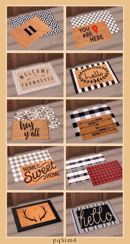 Sims 4 Cc Decor, The Sims 4 Custom Content, Los Sims 4, Sims Baby, Sims 4 Clutter, House Address Sign, Letter Decor, David Sims, Sims 4 Cc Folder