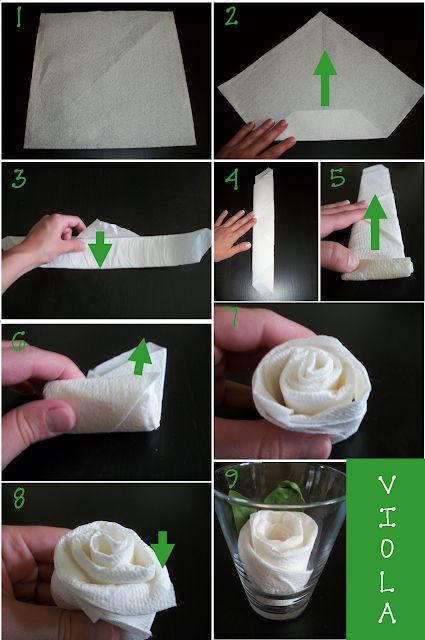 Cards {and} Cardigans: Napkin Rose Tutorial Napkin Rose, Creative Napkins, Diy Napkins, Rose Tutorial, Napkin Folding, Table Napkins, Cloth Napkins, Paper Napkins, Diy Flowers