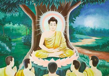 A picture of Mahayana Buddhism Followers learning from the teachings of Buddha Masculine Vs Feminine, Theravada Buddhism, Buddhist Texts, Ancient World History, Seek Happiness, Mahayana Buddhism, Buddhist Philosophy, Buddha Teachings, Buddha Painting