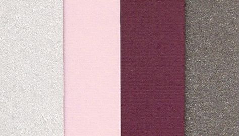 I like this color scheme with the maroon and pick against the grays. Bathroom Colors Schemes, Best Bathroom Colors, Pink Dresser, Colour Combos, Bedroom Color Schemes, Gray Bedroom, Burgundy Wedding, Bathroom Colors, Wedding Color