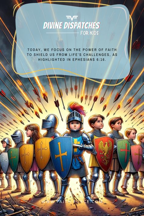 Stand strong with #FaithForceKids 🛡️ Ephesians 6:16 teaches us about the shield of faith. Craft your Faith Shield and personalize it with what strengthens your belief. Let’s face life’s challenges protected by faith and filled with courage! #ShieldBearers 🔥✨ Shield Of Faith Craft, Faith Craft, Ephesians 6 16, Devotions For Kids, Ephesians 6 11, Biblical Wisdom, Biblical Parenting, Shield Of Faith, Uplifting Bible Verses