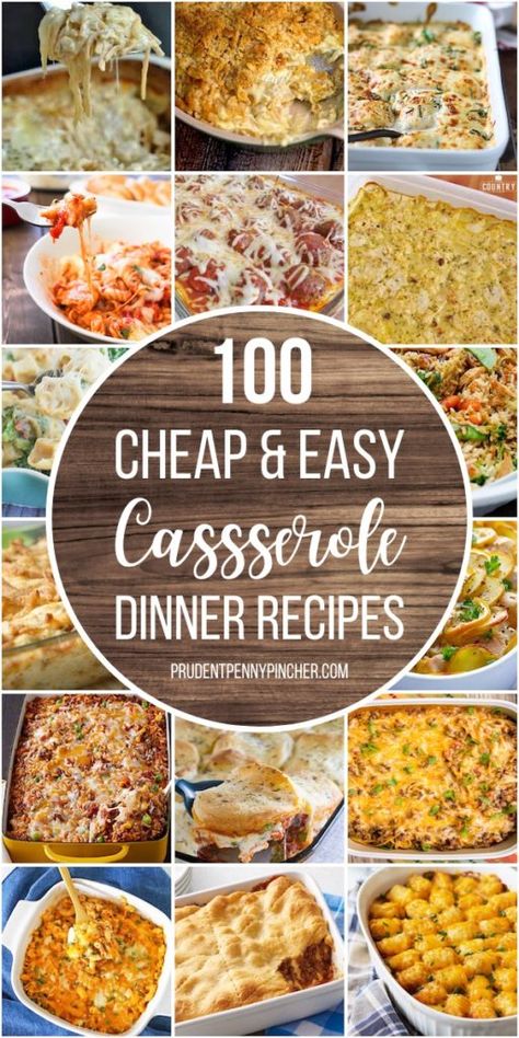 Casserole Dinner Recipes, Cheap Casserole Recipes, Food Casseroles, Easy Cheap Dinner Recipes, Cheap Family Meals, Dinner Casserole Recipes, Easy Cheap Dinners, Cheap Easy Meals, Dinner On A Budget