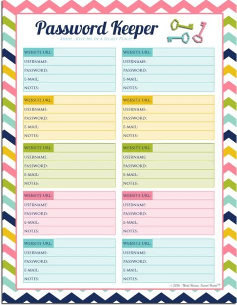 Goals Tracker, Password Organizer, Emergency Binder, Password Keeper, Binder Printables, Life Binder, Home Management Binder, Budget Planer, Organization Printables