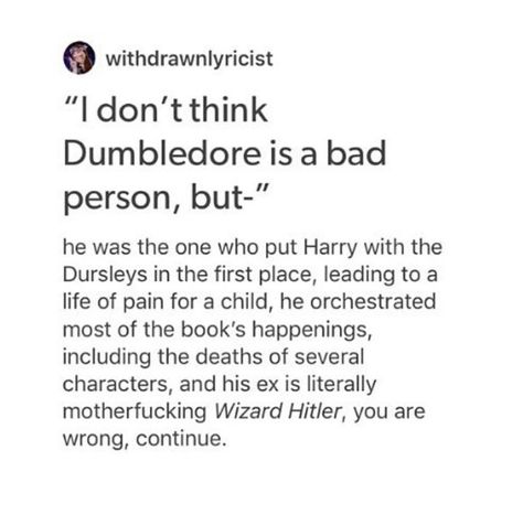 Why Dumbledore Is Bad, Draco Harry Potter, Potter Facts, Harry Potter Headcannons, Harry Potter Marauders, Harry Potter Love, Wizarding World Of Harry Potter, Harry Potter Series, Harry Potter Universal