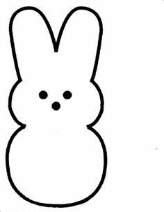 Easy to draw Peep clipart for easter.😊🐇🐣 Peeps Template, Cheap Easter Decorations, Homemade Easter Decorations, Simple Easter Decor, Wooden Easter Decorations, Spring Door Decoration, Boil Eggs, Rustic Easter Decor, Rustic Easter