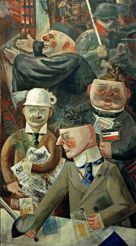 George Grosz's Pillars of Society (1926) Photograph: Akg-Images/AKS0 Dadaism Art, Max Beckmann, George Grosz, Degenerate Art, Istoria Artei, Dada Art, German Expressionism, German Art, Art Appreciation