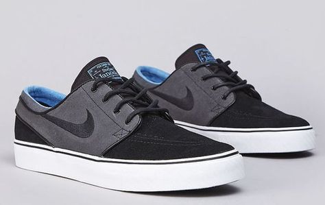 Nike SB Zoom Stefan Janoski - Distinct Blue Nike Sb Janoski, Nike Trainer, Nike Sb Zoom Stefan Janoski, Nike Sb Shoes, Nike Janoski, Shoes Skate, Nike Tights, Nike Skateboarding, Nike Sb Stefan Janoski