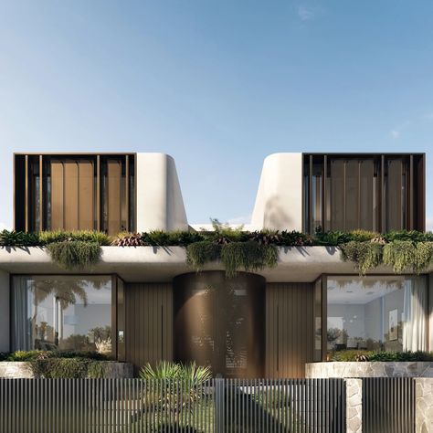 Ryde Duplex l Sydney Duplex l EMK Architects Luxury Townhouse, Building Development, Duplex Design, New Architecture, Residential Architect, Architectural Practice, Duplex House, Architect House, Luxury Villas