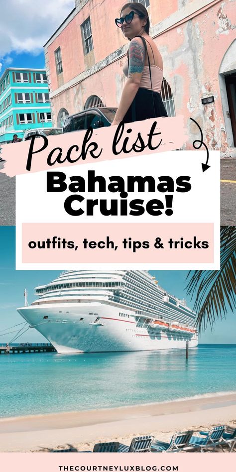 Carnival Cruise Packing List Bahamas, Bahama Cruise Packing List, 4 Day Cruise Packing List Bahamas, Bahamas Trip Outfits, What To Pack For 4 Day Cruise To Bahamas, Outfits For Cruise Bahamas, Outfits For A Cruise To The Bahamas, Bahamas Cruise Aesthetic, Bahama Cruise Outfits