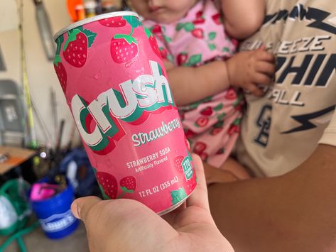 Strawberry Crush Summer Milkis Soda Aesthetic, Crush Strawberry Soda, Strawberry Soda Perfume, Aesthetic Soda Can, Strawberry Italian Soda, Strawberry Crush, Crush Soda, Strawberry Aesthetic, Strawberry Soda