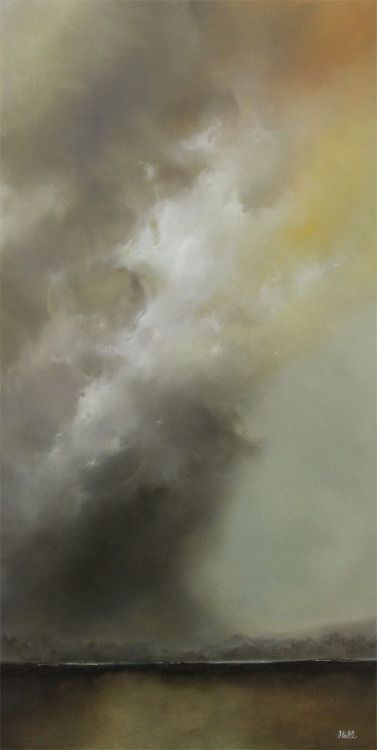 Adam Hall Hall Painting, Sky Painting, Cloud Painting, Abstract Art Landscape, Storm Clouds, Abstract Landscape Painting, Drawing Tutorials, Art Abstrait, Abstract Landscape