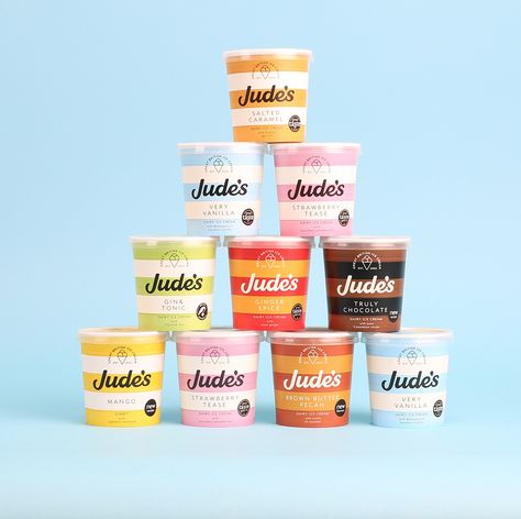 FREE Years Supply Of Jude’s Ice Cream - Gratisfaction UK Fini Tubes, Ice Cream Tub, Organic Ice Cream, Ice Cream Photography, Ice Cream Logo, Ice Cream Companies, Diy Aromatherapy Candles, Ice Cream Packaging, Ice Cream Tubs