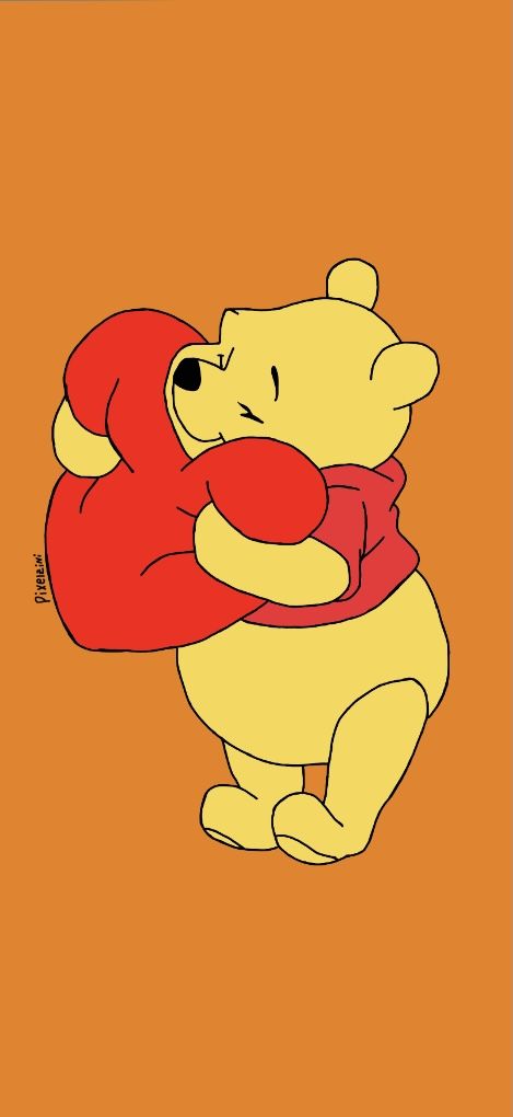 Winnie The Pooh Heart Drawing, Valentines Wallpaper Disney, Valentines Day Lockscreen Disney, Valentines Day Phone Wallpaper Aesthetic, Winnie The Pooh Valentines Day Wallpaper, Disney Valentines Wallpaper, Valentines Drawings Aesthetic, Valentines Day Characters, Disney Valentines Day Wallpaper