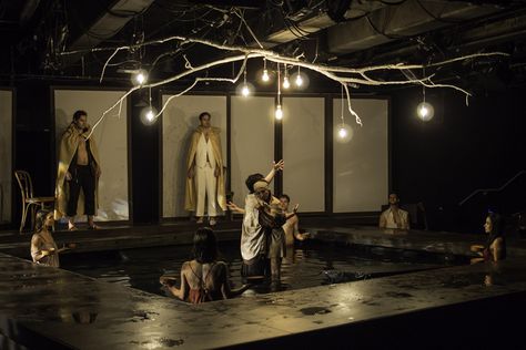 Mary Zimmerman's adaptation of Ovid's Metamorphoses...   Photo by: Rich Wagner Devised Theatre, Ovid's Metamorphoses, Scenography Theatre, Ovid Metamorphoses, Theatre Lighting, Life Of Pi, Set Design Theatre, Stage Set Design, Theatre Design