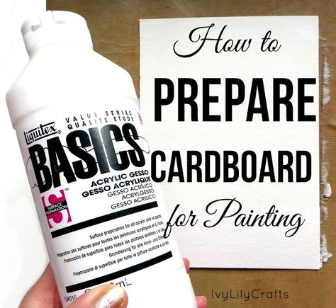 Spray Painting Cardboard Boxes, How To Paint Cardboard Boxes, Cardboard Canvas Diy, Painting On Cardboard Acrylics, Acrylic Painting On Cardboard, Painting On Cardboard Ideas, How To Paint Cardboard, Paint Cardboard Boxes, Painting Ideas On Cardboard