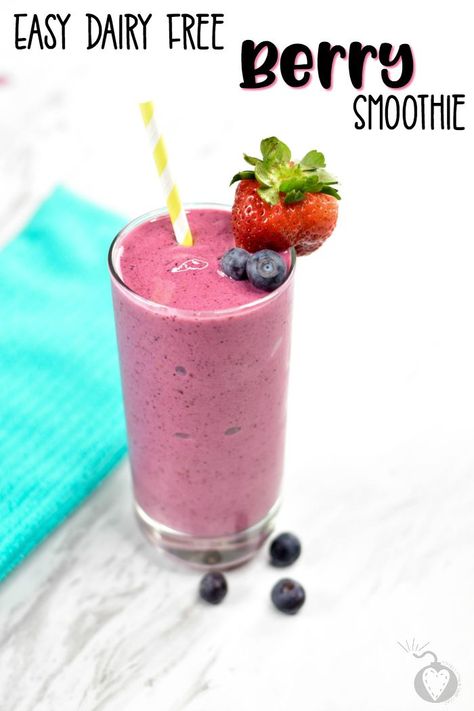 Smoothie Recipe Without Milk, Non Dairy Smoothie, Smoothie Without Milk, Smoothie Berry, Smoothie Without Banana, Smoothie Without Yogurt, Free Smoothie Recipes, Energizing Breakfast, Advocare Recipes