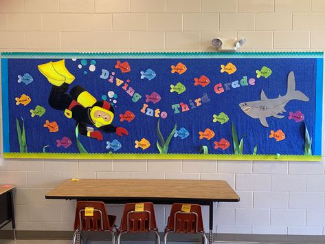 Scuba Vbs, Vbs 2024, Scuba Diver, Bulletin Boards, Bulletin Board, Diver, Decor Ideas, Kids Rugs, Home Decor