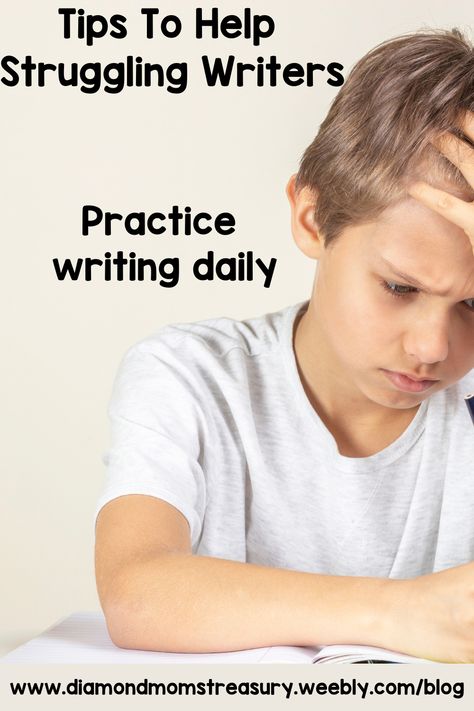 The best way to become a better writer is to write every day, even if it's just for a few minutes. One of the best ways to get started is to keep a journal. Write about anything and everything. Check out my blog post for more tips and ideas. beginning writing| struggling writer|teaching struggling writers|beginner writer tips How To Be Better At Writing, How To Be A Better Writer, Tips For Beginner Writers, How To Be A Better Writer Tips, How To Start A Writer's Notebook, Write Every Day, Writer Tips, How To Teach Kids, Keeping A Journal