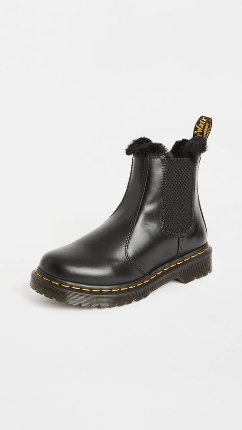 Dr. Martens 2976 Leonore Boots Dm Boots, Dr Martens Store, Dr Martens 2976, Foot Injury, Cool Boots, Lug Sole, Dr. Martens, Leather Fashion, Rubber Rain Boots