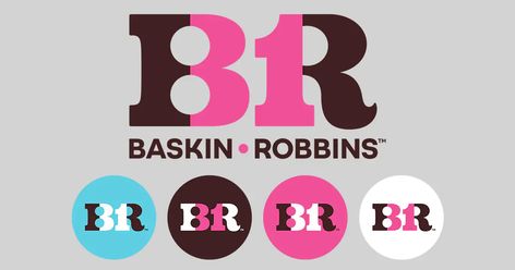 baskin-robins-brand-refresh-2022 Baskin Robins, Logo Making, Baskin Robbins, Brand Refresh, Simple Logo, Work Smarter, Brand Marketing, New Logo, Robins