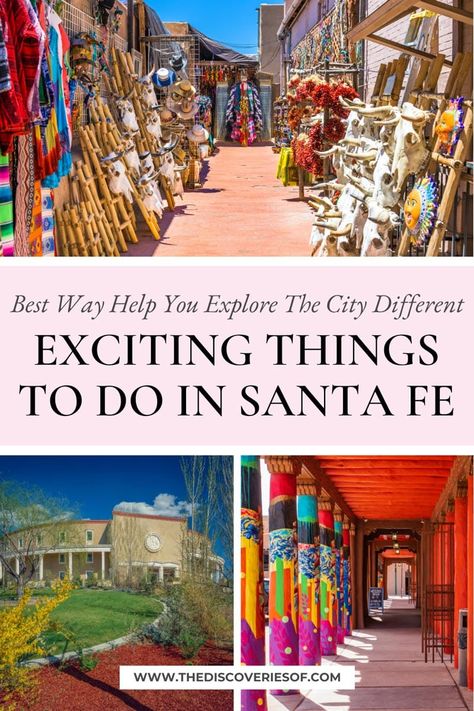 Brilliant Things to do in Santa Fe - Discover the City Different Santa Fe Farmers Market, Things To Do In Santa Fe, Santa Fe New Mexico In December, Weekend In Santa Fe, Farmington New Mexico, Canyon Road Santa Fe, One Day In Santa Fe, Hiking Near Santa Fe Nm, Utah Trip