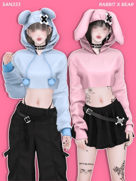 🖤【333】Rabbit X Bear Sims 4 Teddy Bear Cc, Sims 4 Cc Bunny Suit, Sims 4 Bunny Cc, Sims 4 Cc Bunny Ears, Sims 4 Animal Ears, Cat Hat Sims 4 Cc, Sims 4 Cc Bunny Tail, Sims 4 Bunny Ears, Sims 4 Bunny Hat