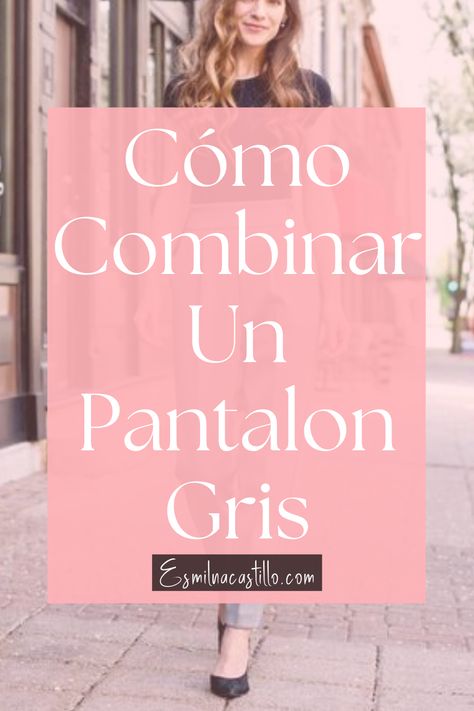 ¿Cómo combinar un pantalón gris? Aunque no lo creas, los pantalones de este color son una de las prendas más útiles que puedes tener en tu closet. Esto se debe a que, existen muchas formas de combinarlos y pueden darte mucha más elegancia y sofisticación de la que piensas. Si eres de esas personas que les gusta jugar con los colores en tus atuendos, entonces te mostraremos algunas opciones por las cuales puedes optar si quieres usar un pantalón gris. Outfits Pantalon Gris, Palazzo Outfit, Palazzo Pants Outfit, Outfits Con Jeans, Palazzo Pants, Pants Outfit, Baby Boy Shower, Jean Outfits, Colored Jeans