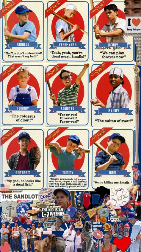 The Sandlot Wallpaper, Sandlot Wallpaper, Sandlot Quotes, The Sandlot Kids, Sandlot Benny, Benny The Jet Rodriguez, Mike Vitar, Teen Advice, Baseball Guys