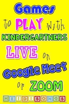 Name Games For Kids, Games For Team Building, Virtual Team Building, Digital Learning Classroom, Class Meetings, Virtual Teaching, Google Meet, Kindergarten Games, Zoom Meeting