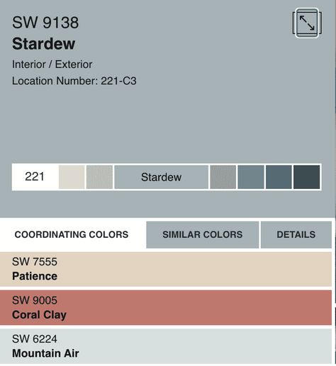 Stardew Paint Color, Stardew Sherwin Williams, Stardew Paint, Homeschool Closet, Sherwin Williams Stardew, Marble Shower Tile, Sherwin Williams Color Palette, Mudroom Cabinets, Light Sea Green