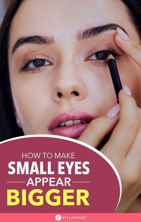 How To Have Beautiful Eyes, Eyes Look Bigger Makeup, Make Up Techniques, Eyeliner Images, Facial Diy, White Eye Pencil, Make Your Eyes Look Bigger, Body Science, Big Eyes Makeup