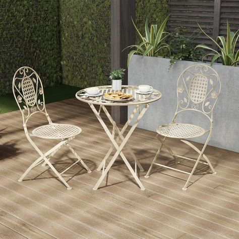 Bistro Table Set, 3 Piece Bistro Set, Bistro Table Outdoor, Table Bistrot, Pc Table, Outdoor Bistro Set, Bistro Set, Small Patio, Patio Dining Set