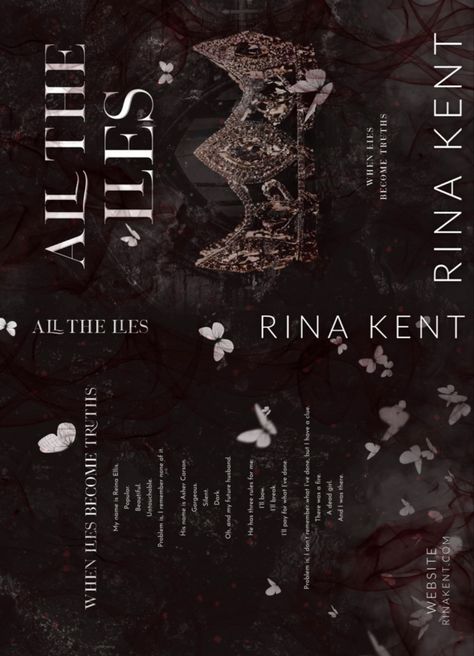 All The Lies Rina Kent, Mini Book Covers, Rina Kent, Mini Book, Mini Books, Book Covers, Book Cover, Books, Pins