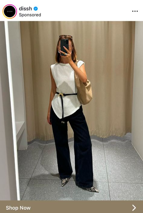 Asymmetrical Top Outfit Classy, Asymmetrical Top Outfit, Work Dinner Outfit, Corporate Fits, Formal Smart Casual, Work Fits, Chique Outfits, Casual Chique, Corporate Outfits