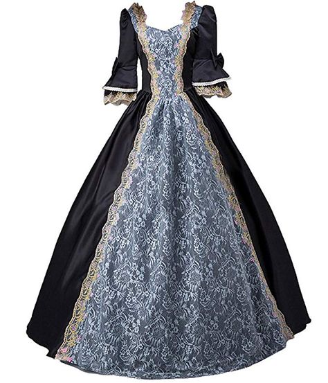 Victorian Dress Costume, Retro Cosplay, Gothic Victorian Dresses, Medieval Dresses, 1800's Dress, Baroque Dress, Gothic Party, Rococo Dress, Victorian Costume