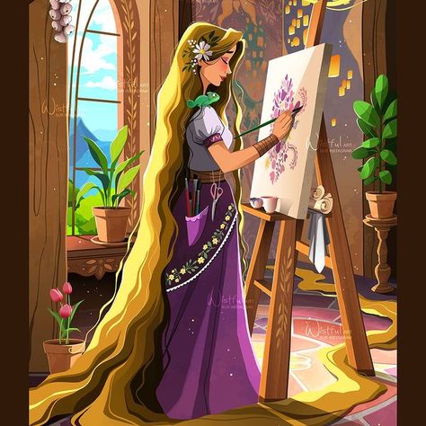 Wistful (@wistful.art) • Instagram photos and videos Wistful Art, Rapunzel Wallpaper, Disney Drawings Sketches, Animation Disney, Image Film, Twisted Disney, Disney Rapunzel, Walt Disney Animation, Disney Princess Pictures