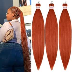 Ginger Knotless, Kanekalon Braiding Hair, Hair Color Orange, Fake Hair, Braid In Hair Extensions, Braiding Hair, Hair Inspiration Color, Orange Hair, Wig Accessories