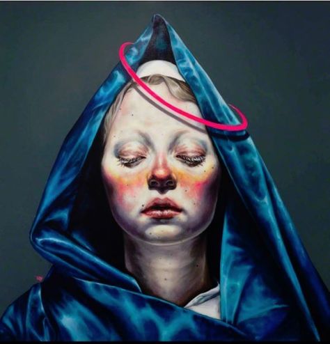 Pink Holy by Afarin Sajedi Afarin Sajedi, Neo Pop, A Level Art Sketchbook, Woman Illustration, A Level Art, Shiraz, Weird Art, Gorgeous Art, Gustav Klimt