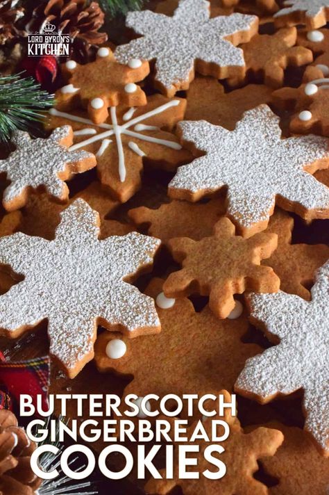 Gingerbread Cookies With Butterscotch Pudding, Holiday Baking Cookies, Pistachio Pudding Cookies, Cookie Gingerbread, Christmas Baking Cookies, Butterscotch Cookies, Christmas Shortbread, Ginger Molasses Cookies, Butterscotch Pudding